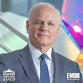 Tom Bell. The Leidos CEO and Wash100 winner threw the company's hat in the ring for Golden Dome consideration.