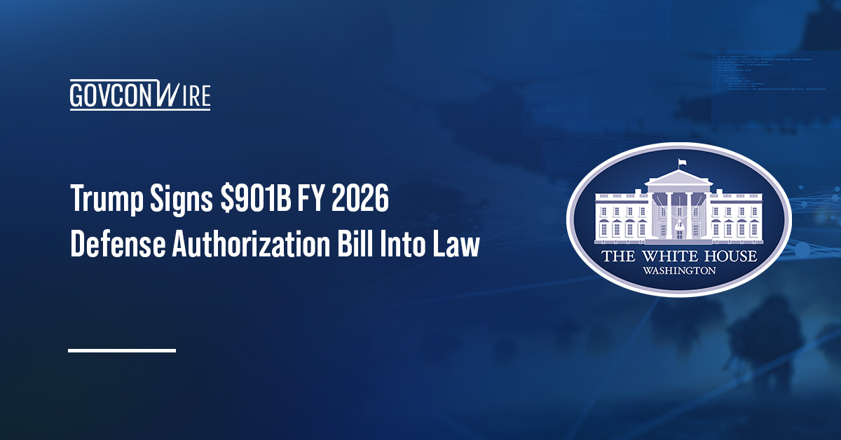 White House. President Donald Trump has signed into law the $901 billion fiscal year 2026 National Defense Authorization Act.