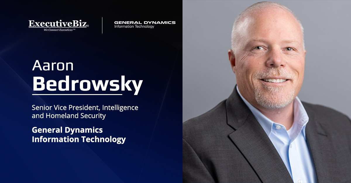 Aaron Bedrowsky, SVP at GDIT. Bedrowsky discussed GDIT's new digital accelerator