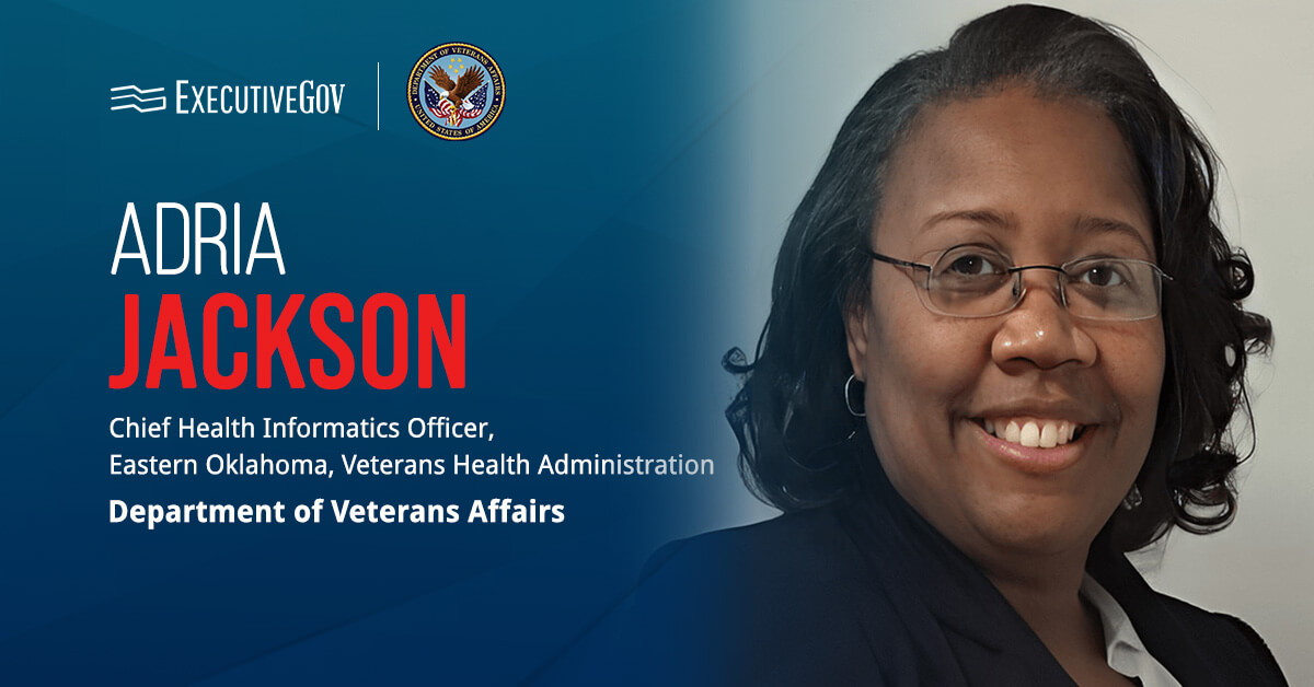 VA CHIO Adria Jackson. Adria Jackson was appointed chief health informatics officer for eastern Oklahoma by the VA.