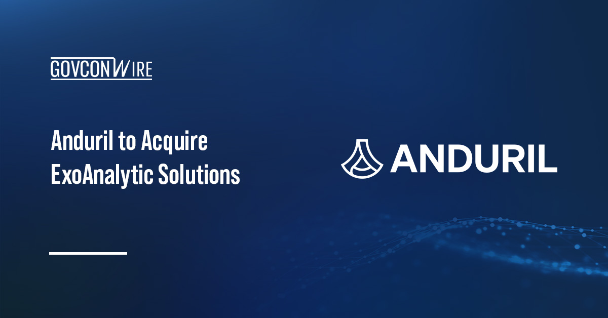 Anduril Industries logo. Anduril agreed to buy ExoAnalytic Solutions to expand its space domain awareness capabilities.
