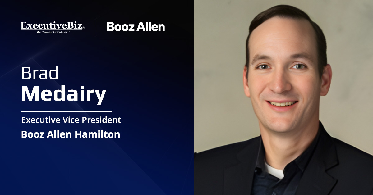 Brad Medairy, executive vice president at Booz Allen Hamilton. Medairy discussed port security in a recent interview
