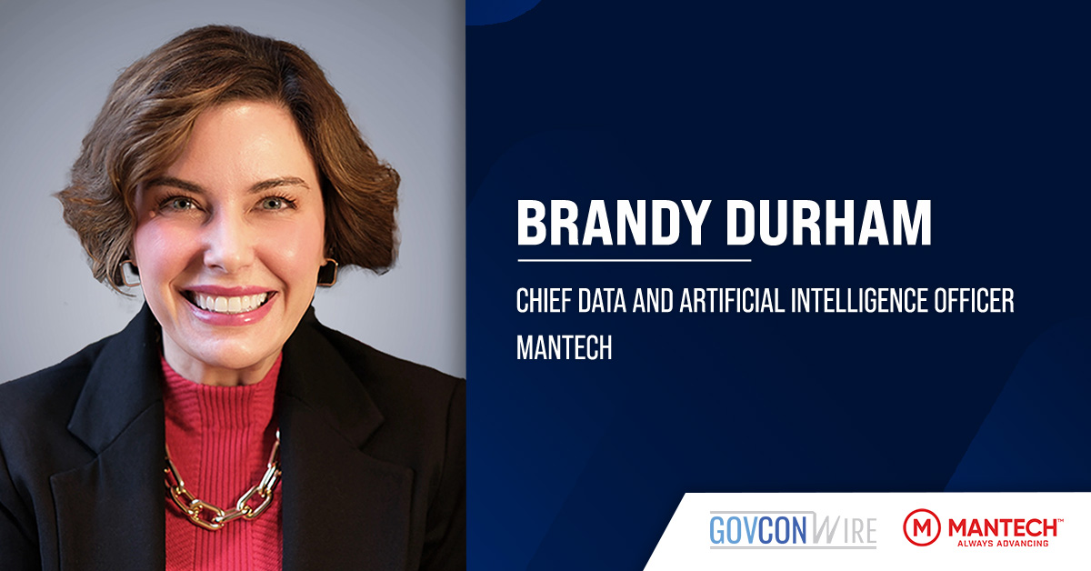 Brandy Durham, chief data and artificial intelligence officer at ManTech. Durham joined ManTech as VP of its AI practice