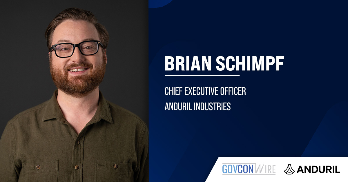 Brian Schimpf. Anduril CEO Brian Schimpf announced that the company has raised $5 billion in a Series H funding round.