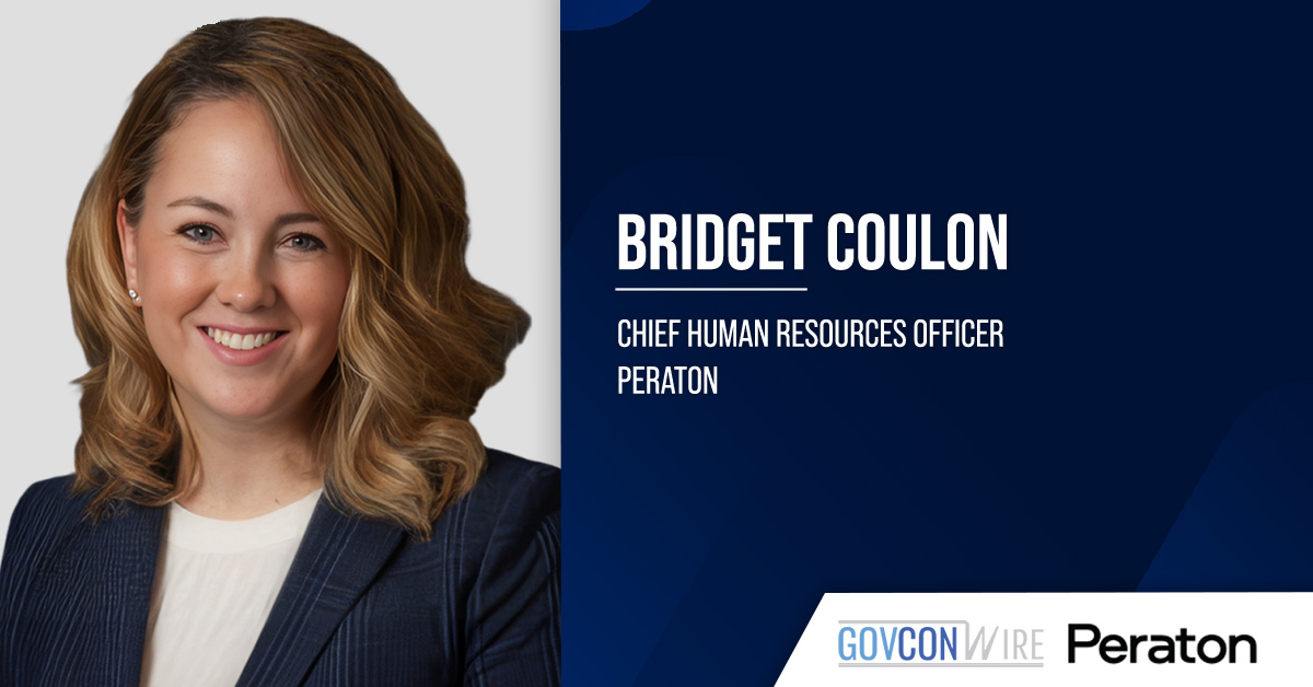 Bridget Coulon. The senior HR executive has joined Peraton as chief human resources officer.