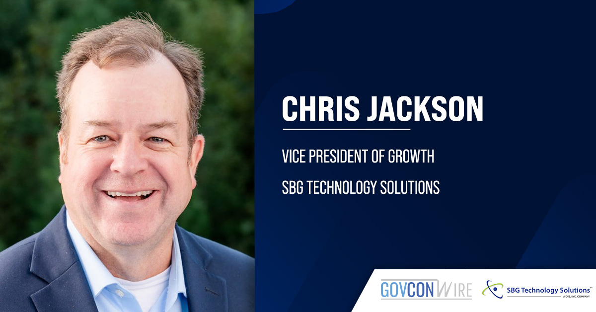 Chris Jackson Elevated to VP of Growth at SBG Technology Solutions Chris Jackson. SBG Technology Solutions has promoted Chris Jackson to vice president of growth.