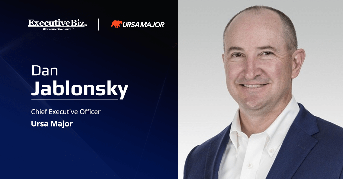 Dan Jablonsky. The Ursa Major CEO commented on the partnership with Teledyne on the Army D3I Domain 1 IDIQ vehicle.