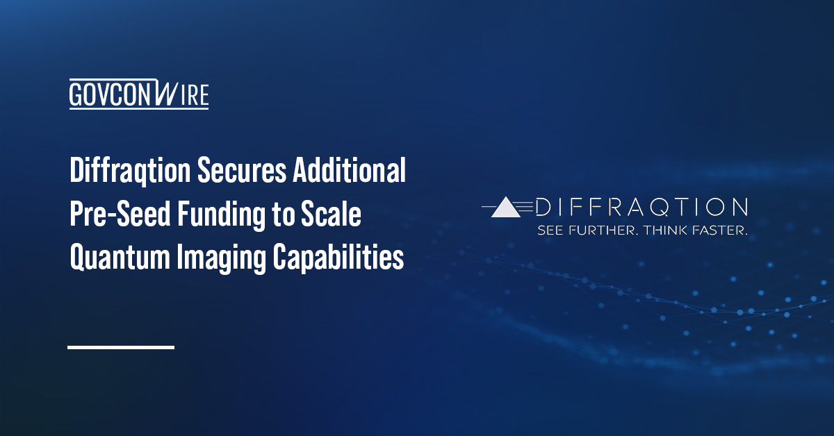 Diffraqtion logo. Diffraqtion has closed another pre-seed funding round.