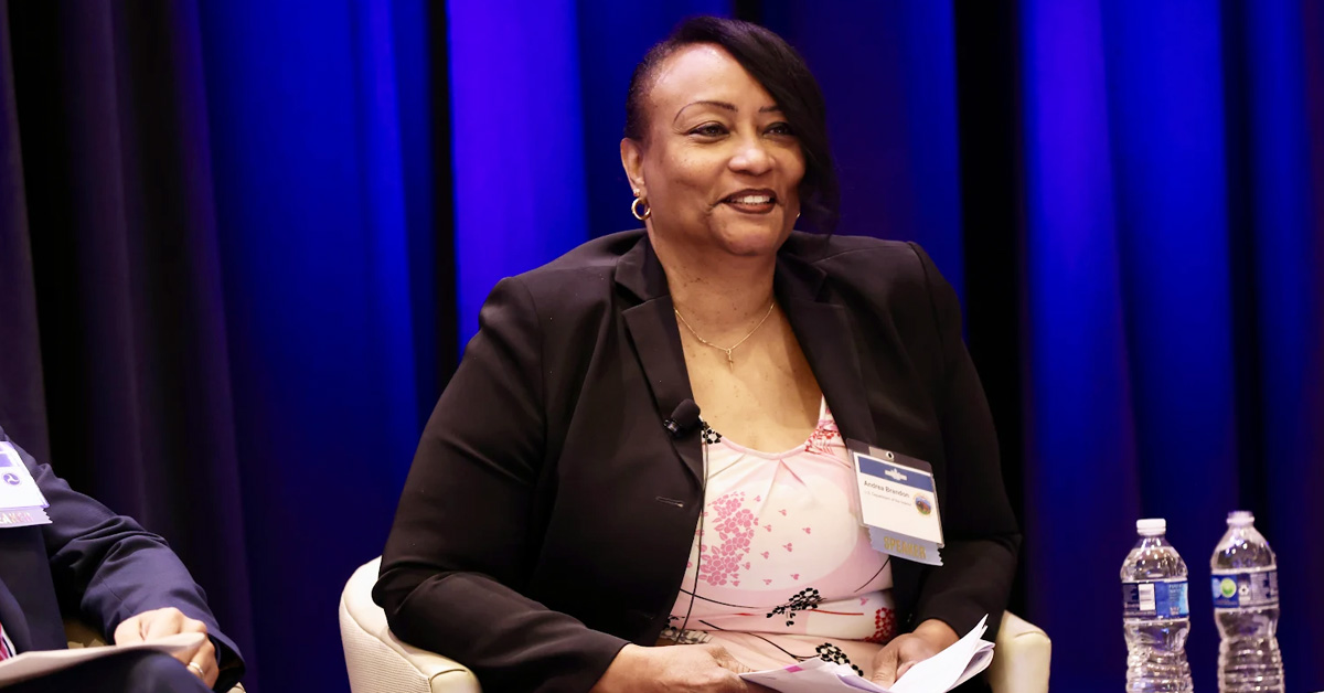Andrea Brandon. The Department of the Interior executive spoke at Potomac Officers Club's 2026 Digital Transformation Summit on a panel.