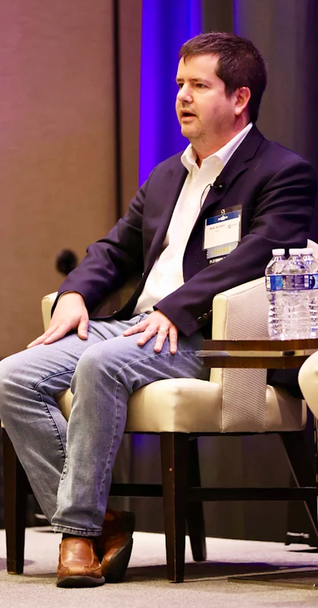 Rob Gordon. The OMNI executive spoke on a panel on operationalizing AI in high-security environments at a Potomac Officers Club event.