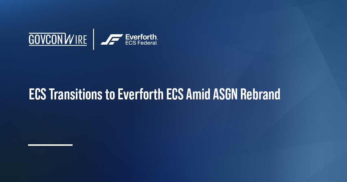 Everforth ECS logo. ECS has changed its name to Everforth ECS after its parent company, ASGN, rebranded to Everforth.