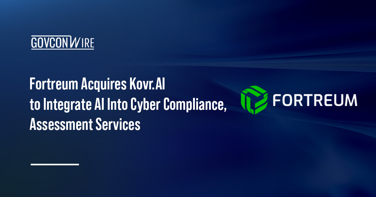 Fortreum logo. Fortreum has acquired Kovr.AI, an AI-native cybersecurity compliance platform.