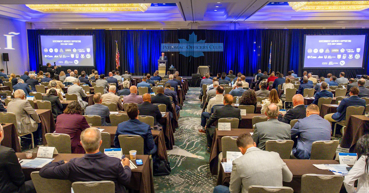 GovCon conference. Potomac Officers Club's 2026 Army Summit drew a packed house on June 18.
