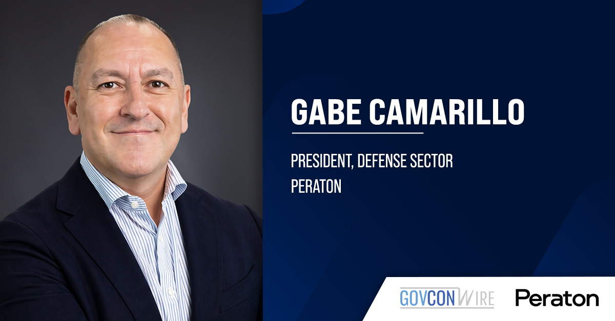 Gabe Camarillo. Peraton has named Gabe Camarillo president of its defense sector.