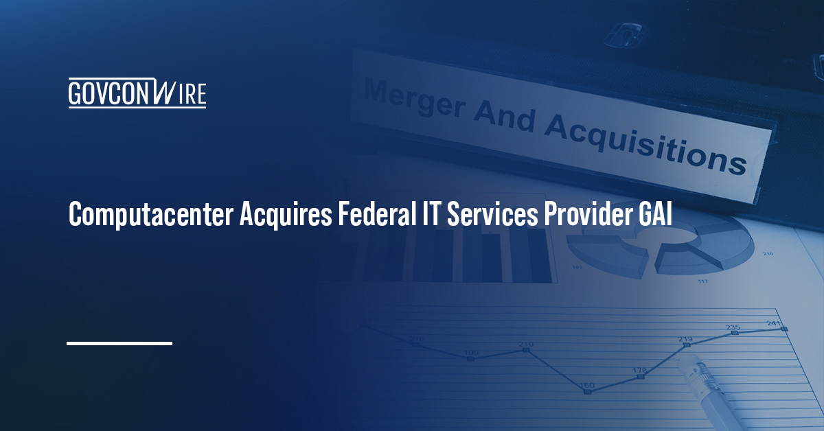 Mergers and acquisitions. Computacenter has acquired federal IT services provider Government Acquisitions Inc.