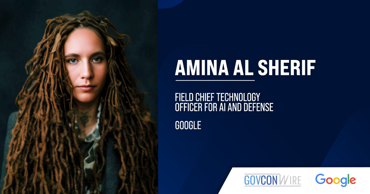 Google Names Amina Al Sherif Field CTO for AI & Defense Amina Al Sherif. Google has appointed Amina Al Sherif as field CTO for AI and defense.