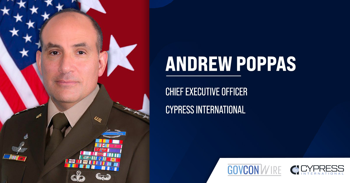 Cypress International Names Retired Army Gen. Andrew Poppas CEO Andrew Poppas. Cypress International appointed retired Army Gen. Andrew Poppas as CEO.