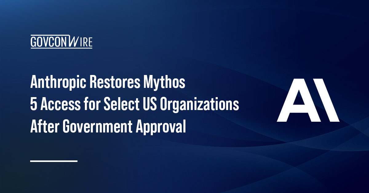 Anthropic logo. Anthropic has regained U.S. government approval to restore access to its Claude Mythos 5 model.
