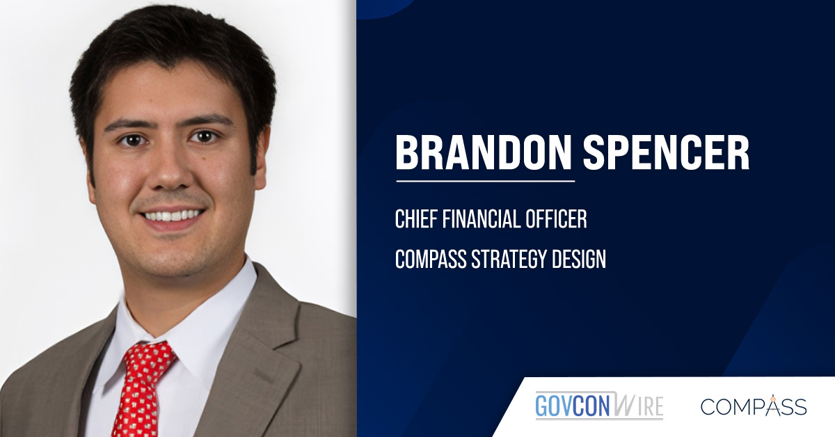 Brandon Spencer. Former Anduril executive Brandon Spencer has been named chief financial officer of Compass Strategy Design.