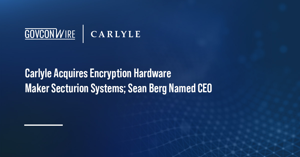 Carlyle logo. Carlyle has acquired Secturion Systems, a Utah maker of NSA-certified hardware encryption products.