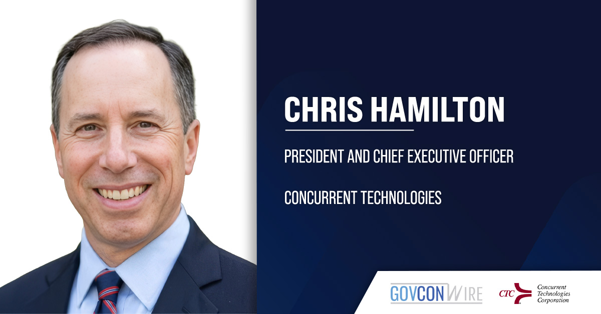 Concurrent Technologies Appoints Chris Hamilton President & CEO Christopher Hamilton. The new CTC CEO and president remarked on his recent appointment.