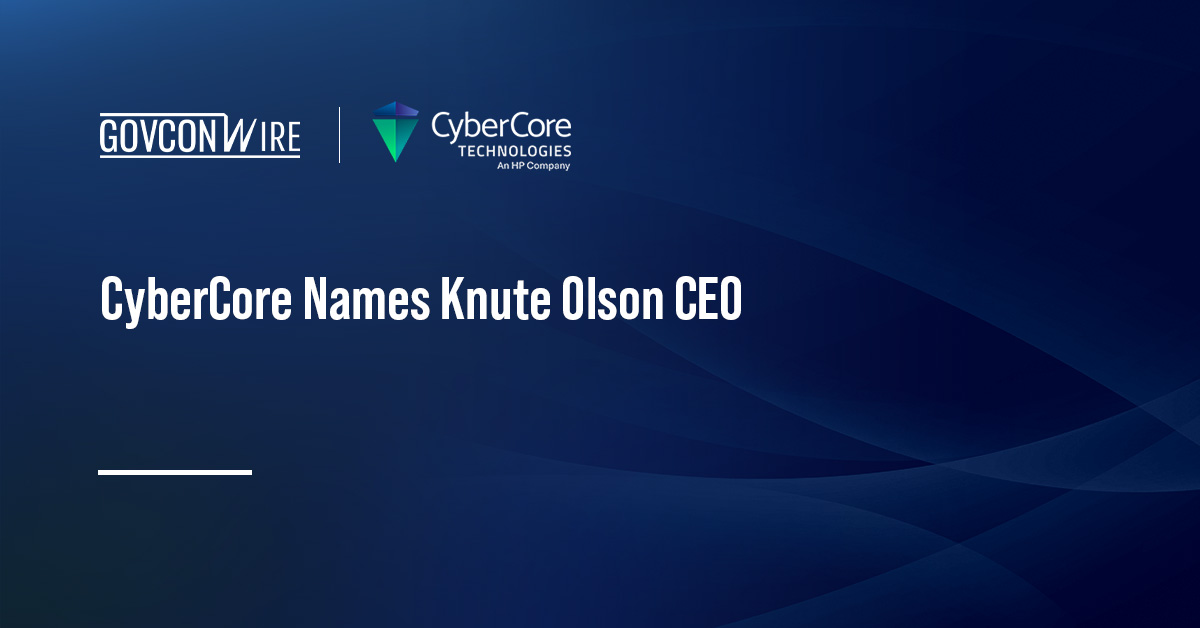 CyberCore Technologies logo. CyberCore has appointed Knute Olson as chief executive officer.