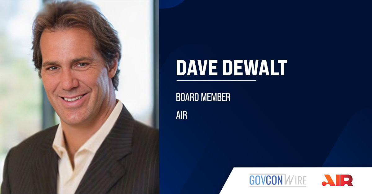 Air Adds Cybersecurity Veteran Dave DeWalt to Board of Directors Dave DeWalt. The new Air board member joins the company as he continues to lead venture capital firm NightDragon.