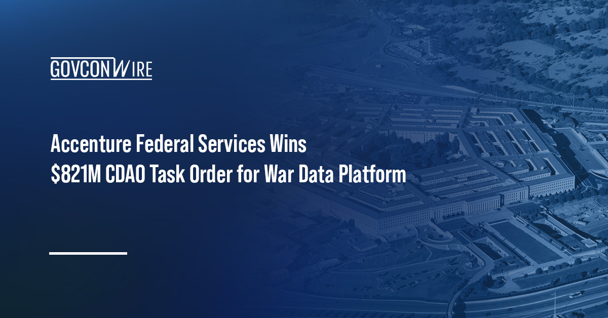 Pentagon. DOW CDAO has awarded AFS a task order to provide core integration support for the War Data Platform.