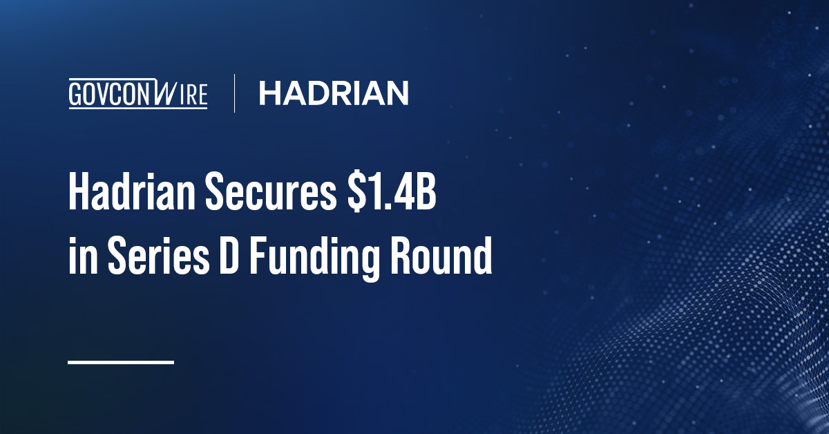 Hadrian logo. Hadrian has raised $1.37 billion in Series D funding to expand U.S. defense manufacturing capacity.