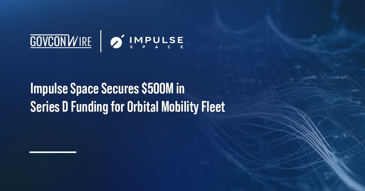 Impulse Space logo. Impulse Space has raised $500 million in Series D funding for orbital mobility infrastructure production.