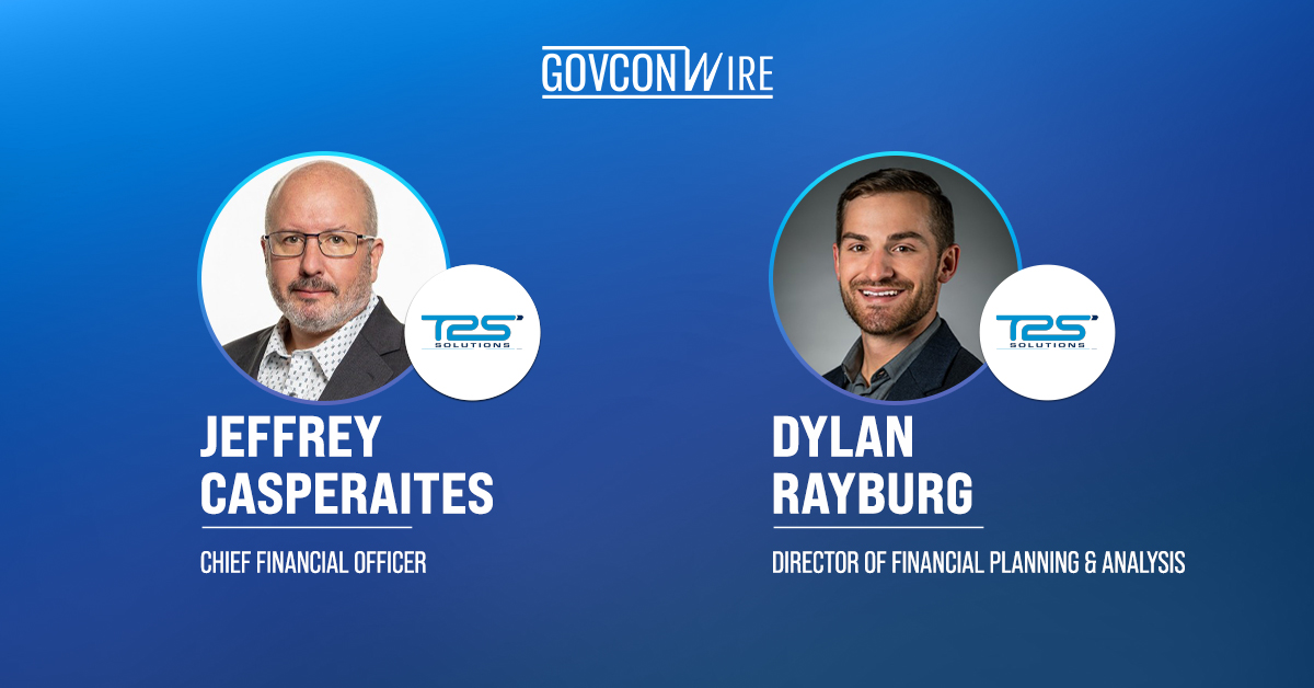 Jeffrey Casperaites & Dylan Rayburg. T2S Solutions named Jeffrey Casperaites as CFO and Dylan Rayburg as director of FP&A.