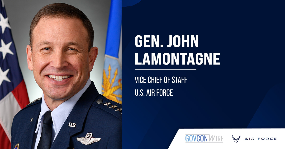 Gen. John Lamontagne. Lamontagne details how the Air Force is addressing readiness gaps
