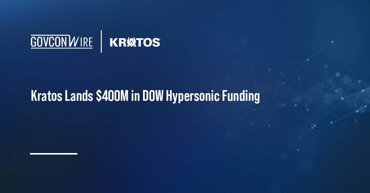 Kratos Lands $400M in DOW Hypersonic Funding Kratos Defense & Security Solutions logo. Kratos has received about $400 million in DOW funding for hypersonic work.
