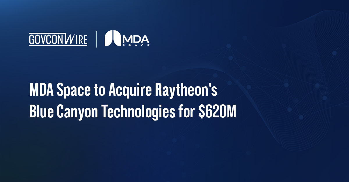 MDA Space to Acquire Raytheon's Blue Canyon Technologies for $620M MDA Space logo. MDA Space has agreed to acquire Blue Canyon Technologies from RTX's Raytheon.