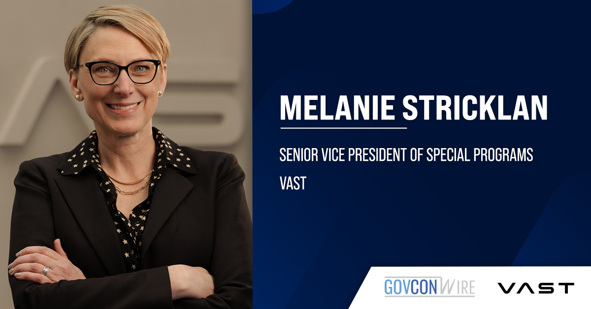 Vast Appoints Former Slingshot Aerospace CEO Melanie Stricklan as Special Programs SVP Melanie Stricklan. Vast has named Air Force veteran Melanie Stricklan as senior vice president of special programs.