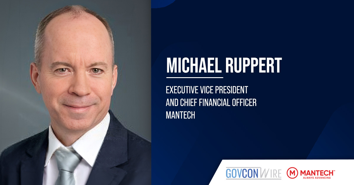 Michael Ruppert. AV has appointed Michael Ruppert, chief financial officer of MANTECH, to its board of directors.