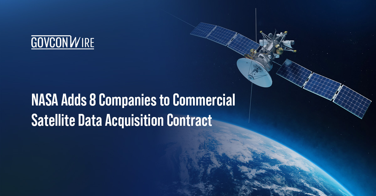 Eight Companies Added to NASA's Commercial Satellite Data Acquisition Contract Satellites. NASA added eight companies to its CSDA contract and will buy more data from six current vendors.