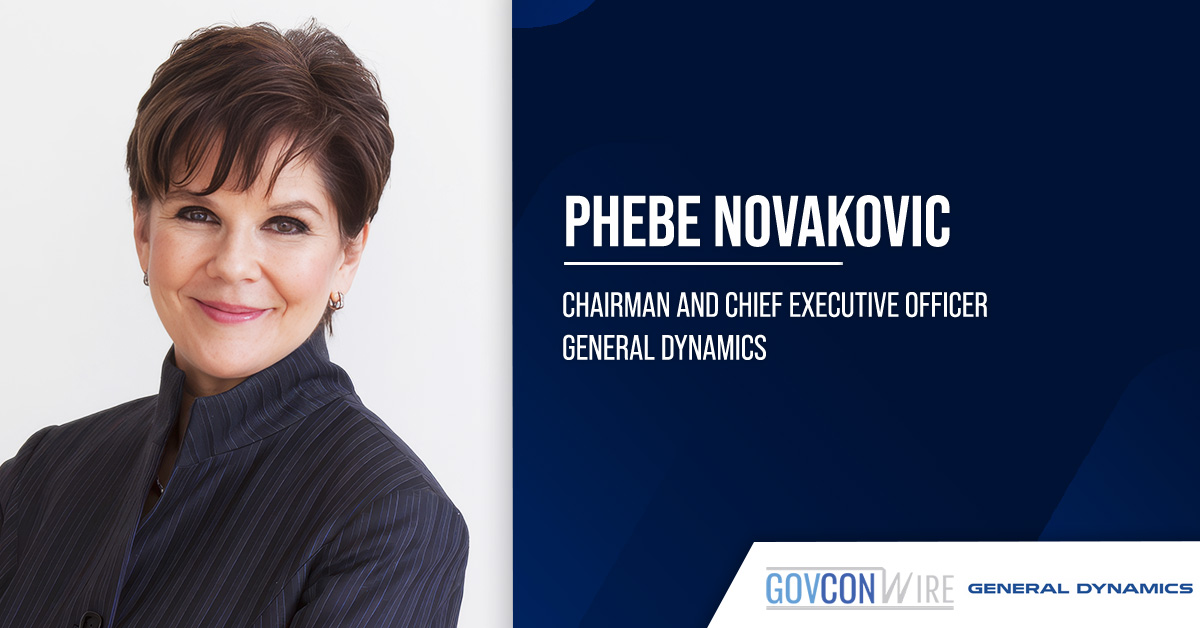Phebe Novakovic. The General Dynamics CEO attributed the Q2 2026 financial results to faster execution.