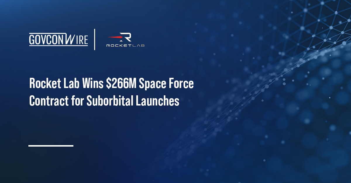 Rocket Lab Wins $266M Space Force Contract for Suborbital Launches Rocket Lab logo. Rocket Lab has secured a $266 million Space Force contract to conduct 12 suborbital launches from Alaska.