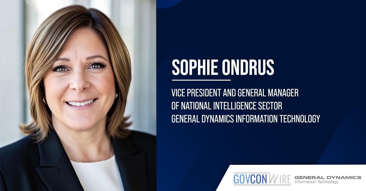 Sophie Ondrus Joins GDIT to Lead National Intelligence Sector Sophie Ondrus. GDIT has hired the Leidos veteran as VP and GM of the national intelligence sector.