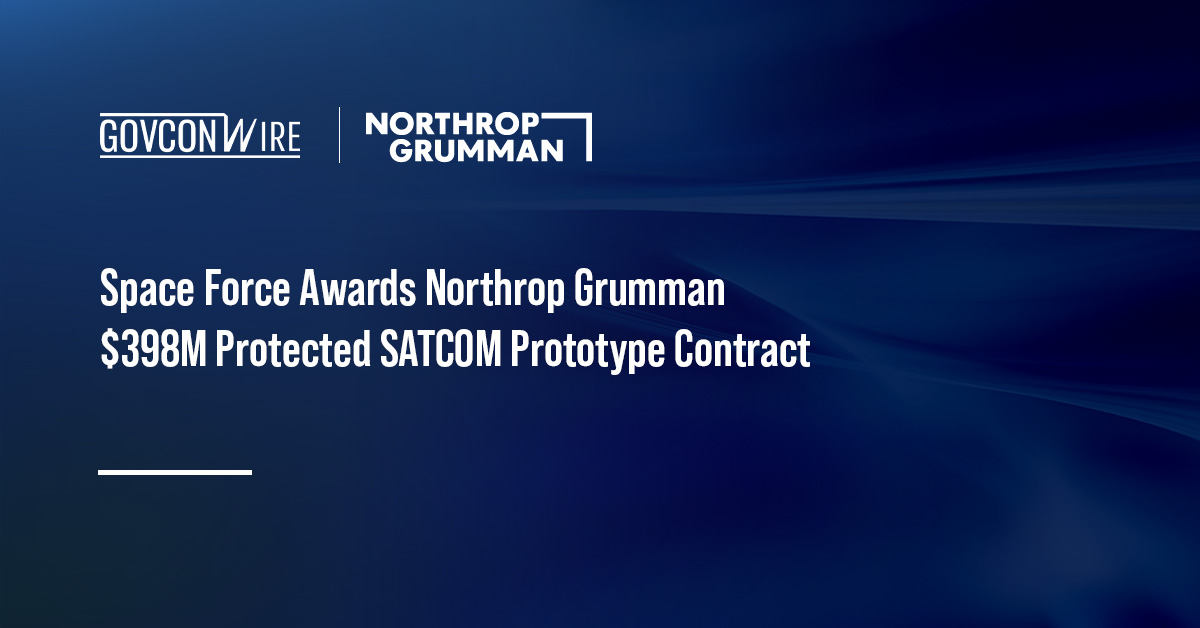 Northrop Grumman logo. Northrop secured a $398 million contract to develop Enhanced PTS-P.