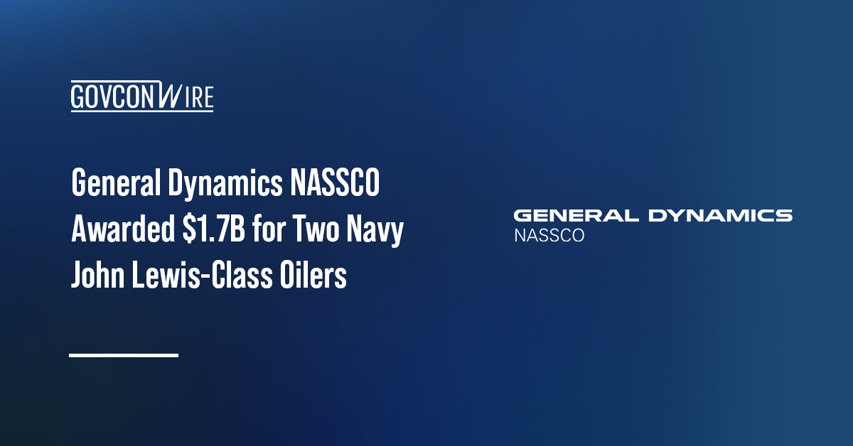 General Dynamics NASSCO logo. GD NASSCO has secured U.S. Navy funding to build two John Lewis-class oilers.