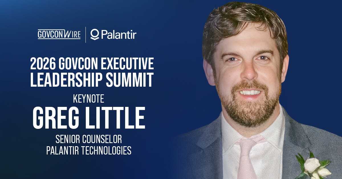 Palantir Senior Counselor Greg Little to Keynote 2026 GovCon Executive Leadership Summit Greg Little. The Palantir senior counselor will keynote the 2026 GovCon Executive Leadership Summit on Feb. 26.