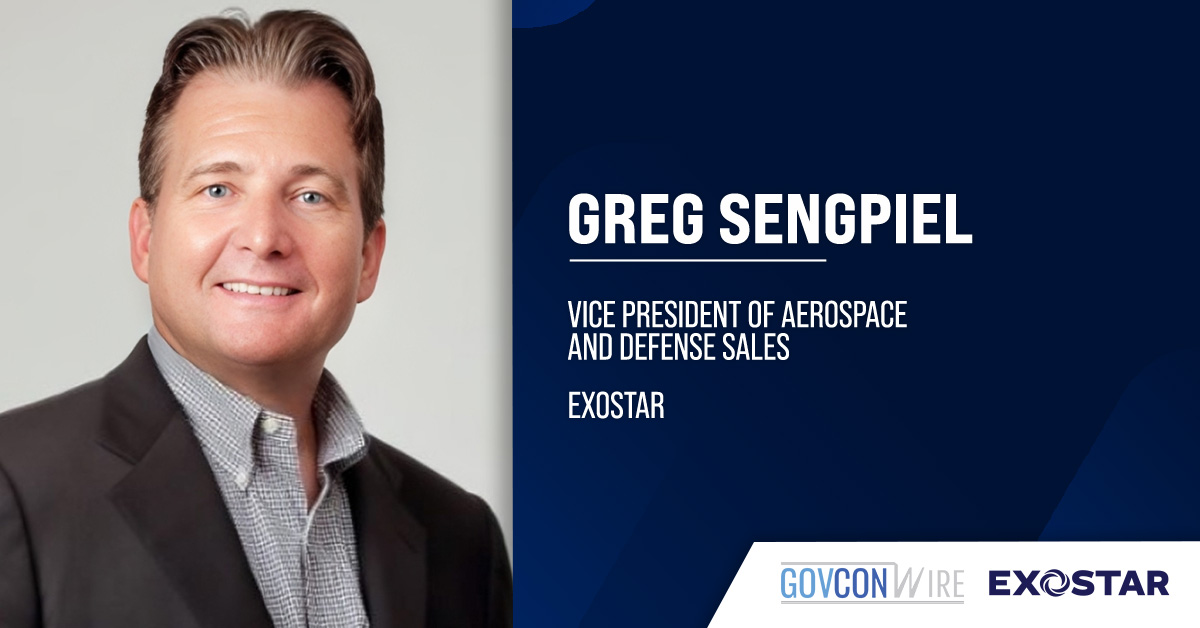 Exostar VP Greg Sengpiel. Greg Sengpiel has been promoted to vice president of aerospace and defense sales at Exostar.