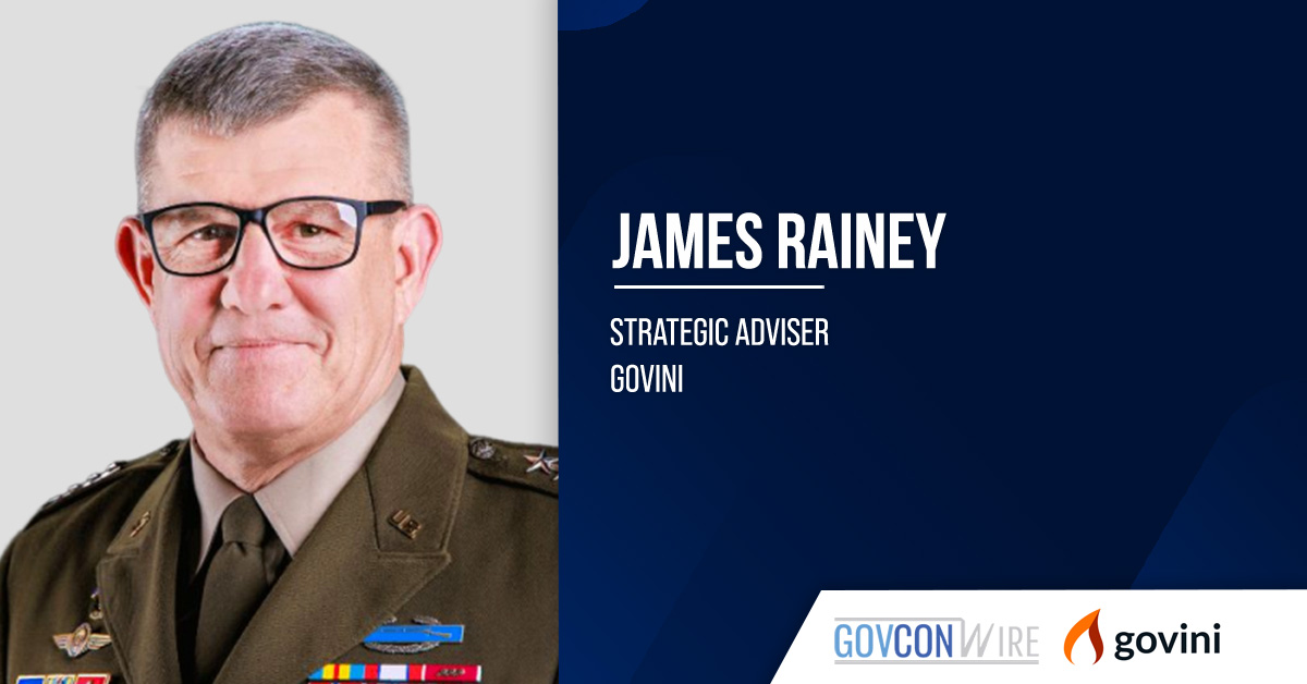 Retired Army Futures Command Chief James Rainey Joins Govini as Strategic Adviser Gen. James Rainey. The former Army Futures Command chief joined Govini as a strategic adviser.