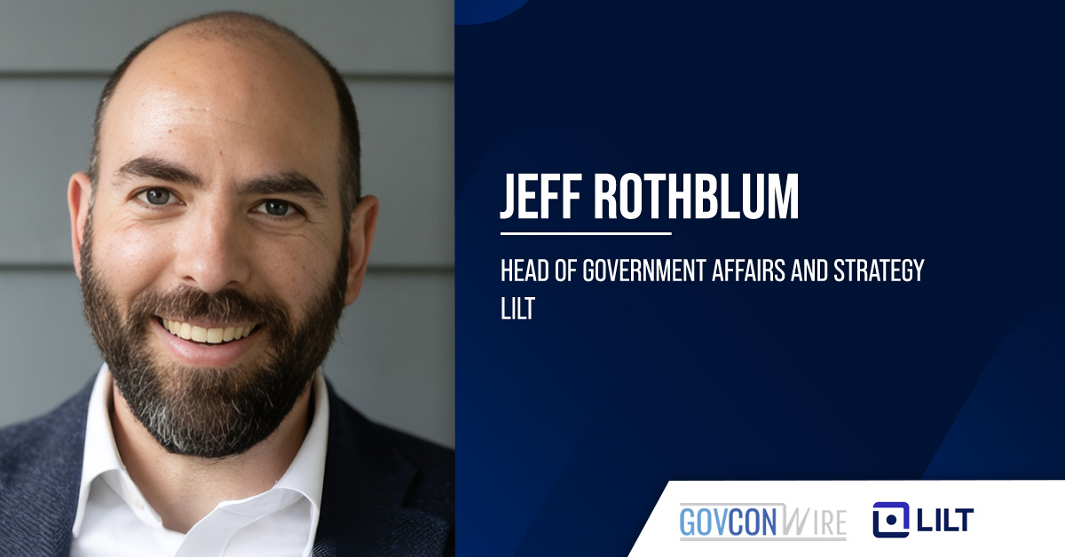 Jeff Rothblum. LILT’s head of government affairs and strategy discussed AI's role in transforming multilingual translation.