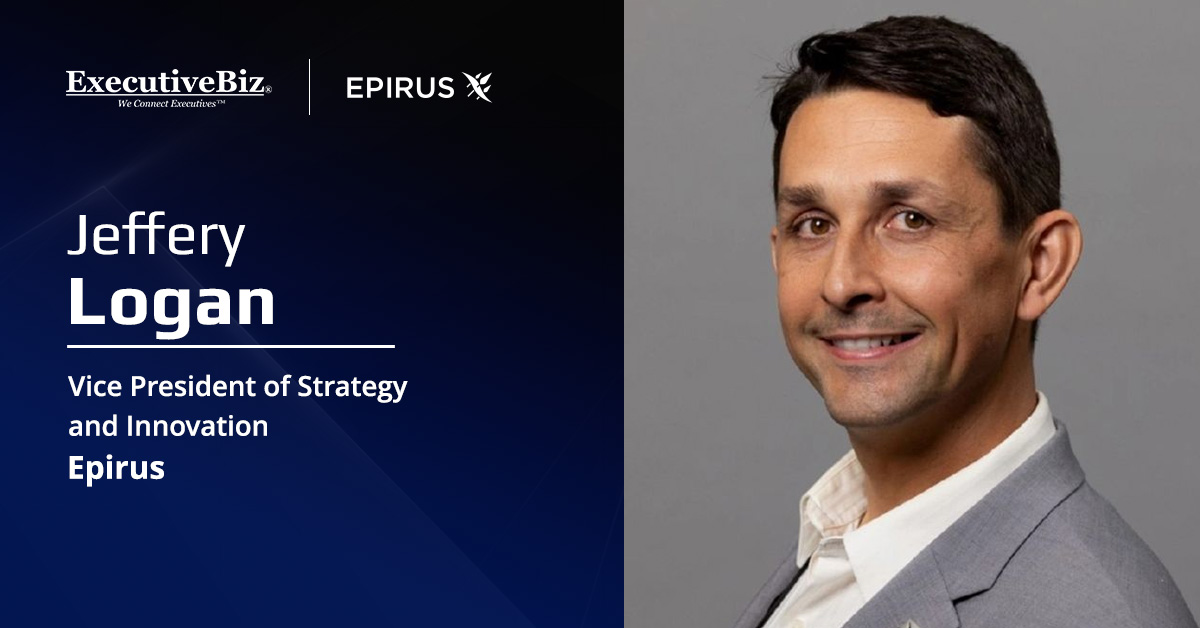 Epirus VP Jeffery Logan. Jefferey Logan was appointed vice president of strategy and innovation at Epirus.