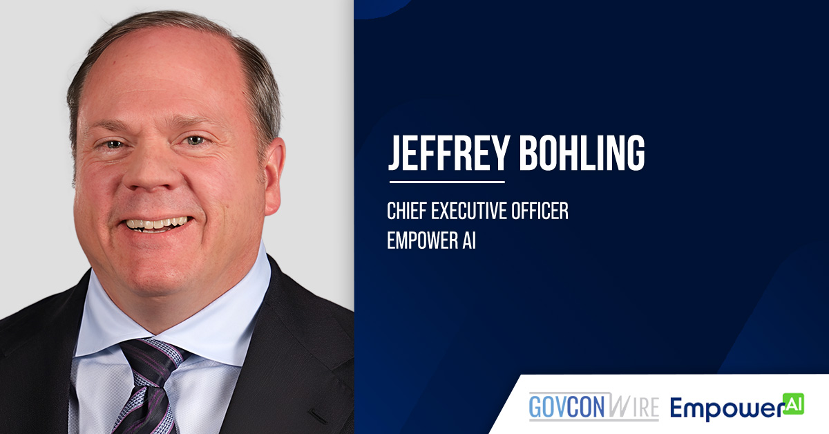 Jeffrey Bohling. The Empower AI CEO commented on the award of the DISA J6 Service Delivery enterprise IT recompete contract.
