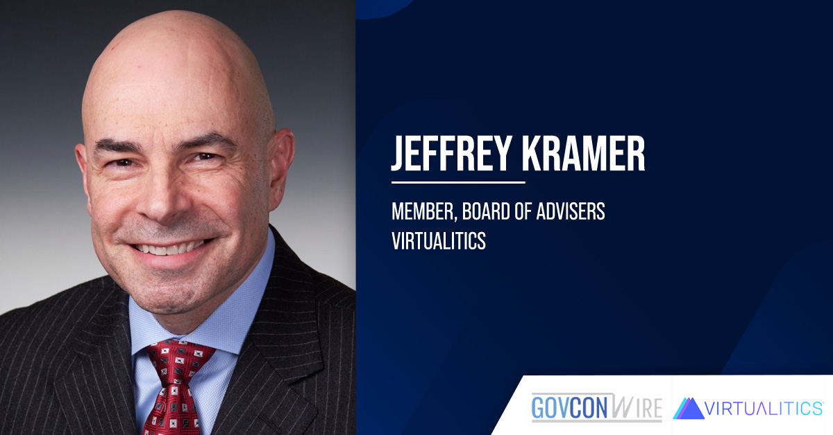Virtualitics Appoints Retired Maj. Gen. Jeffrey Kramer to Advisory Board Virtualitics' Jeffrey Kramer. Virtualitics has appointed retired Maj. Gen. Jeffrey Kramer to its board of advisers.