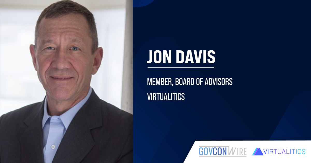 Jon Davis. The retired U.S. Marine Corps lieutenant general, has been appointed to the Virtualitics Board of Advisors.